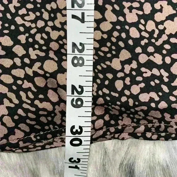 Urban Outfitters Mini Print dress brown black sz small S - Picture 7 of 10